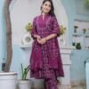 Floral Printed Anarkali Kurta Set with Dupatta